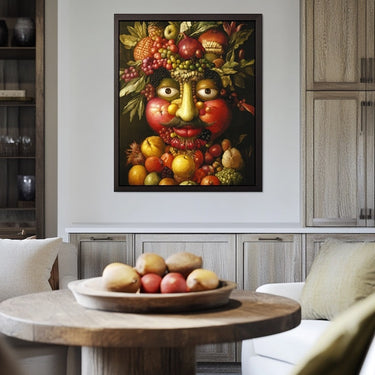 Peinture Visage avec Fruits Légumes